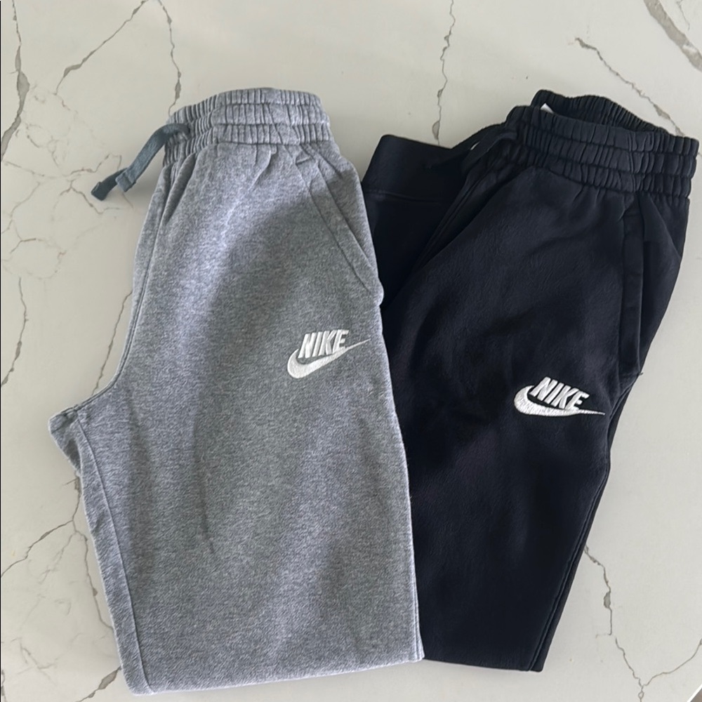 Nike Kids' Gray and Black Joggers Bundle